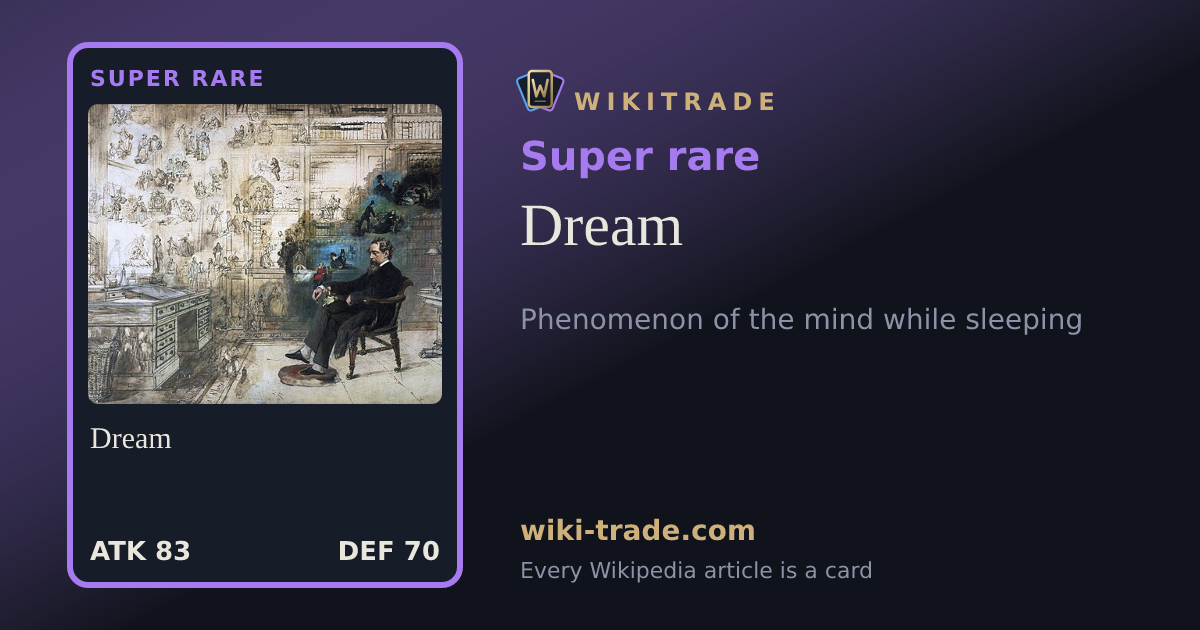 Dream — Super rare card