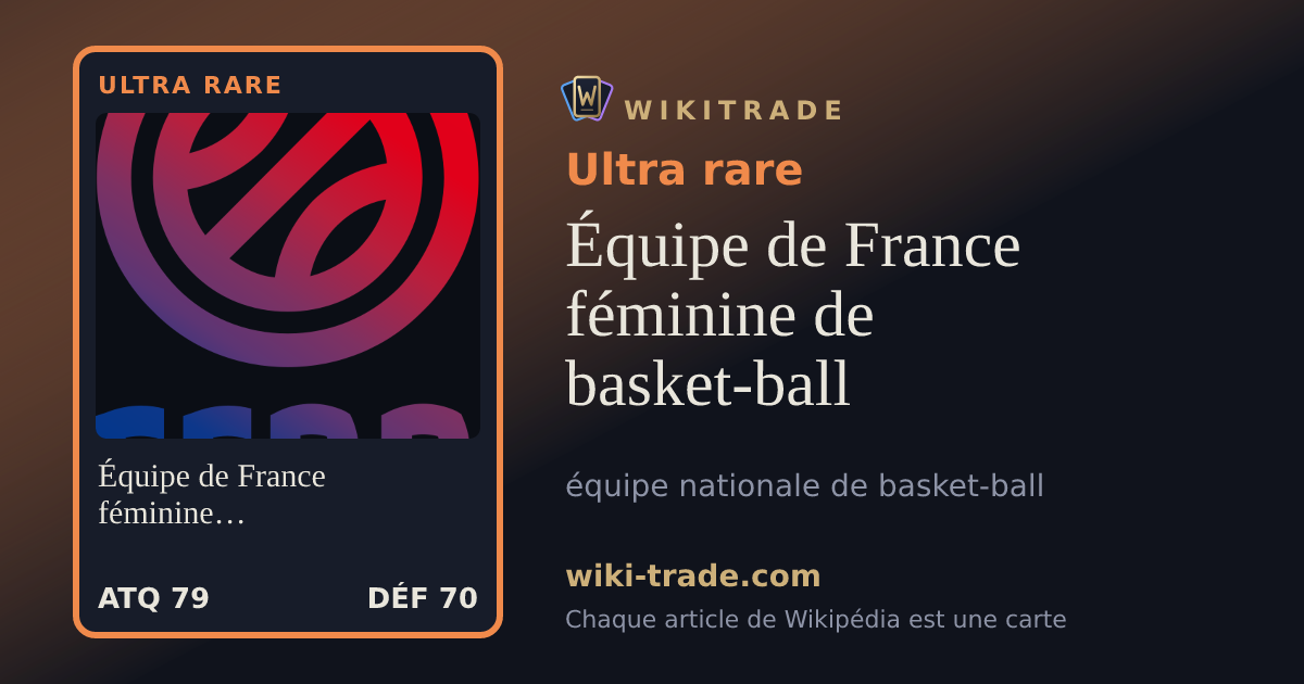 Équipe de France féminine de basket-ball — carte Ultra rare