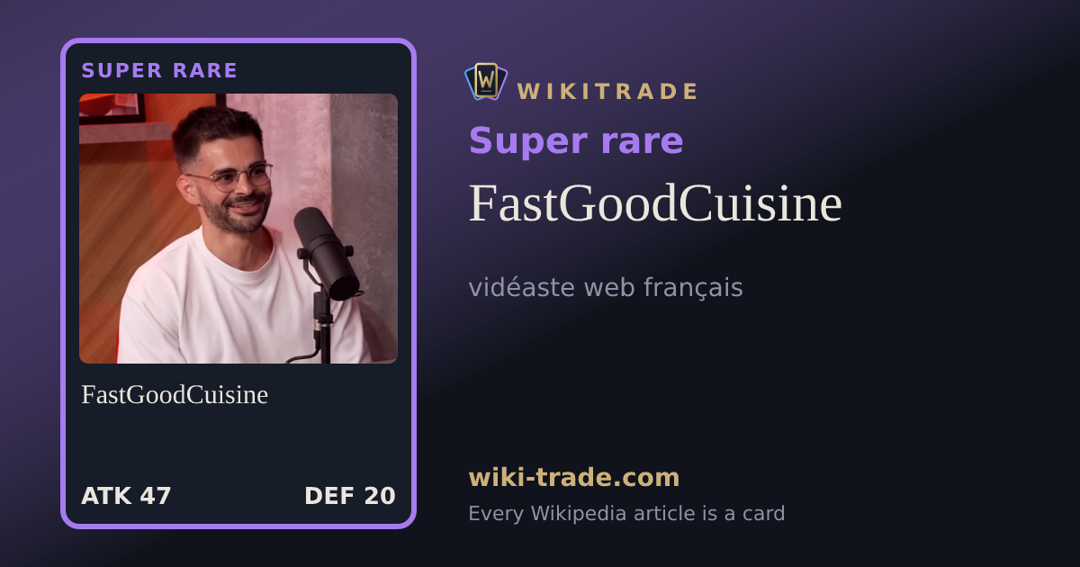 FastGoodCuisine — Super rare card