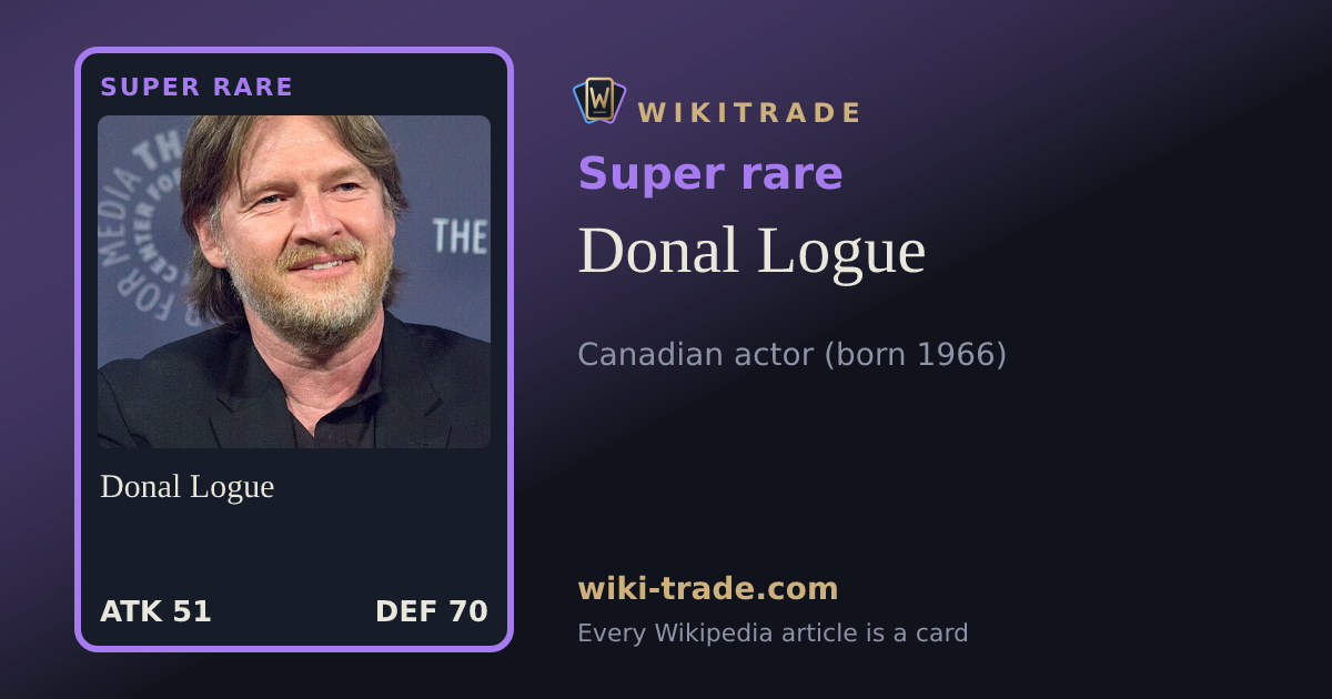 Donal Logue — Super rare card
