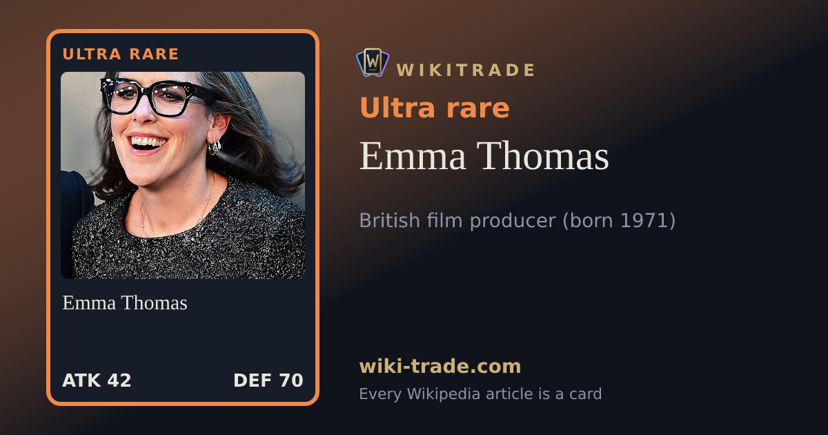 Emma Thomas — Ultra rare card