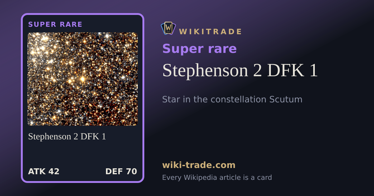 Stephenson 2 DFK 1 — Super rare card