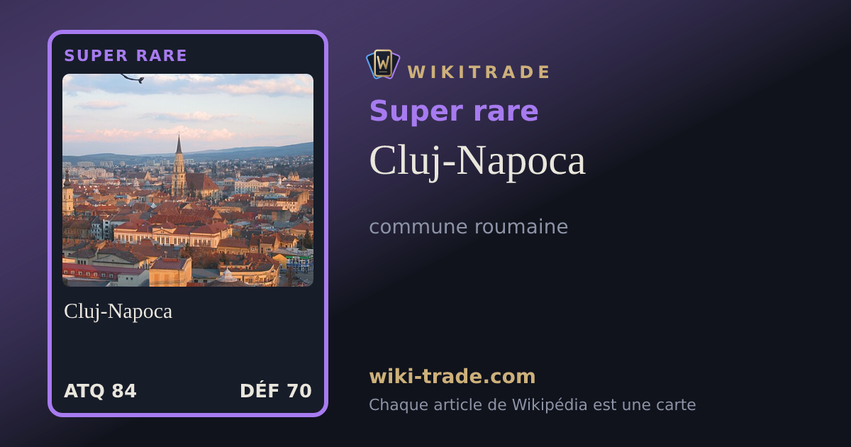 Cluj-Napoca — carte Super rare