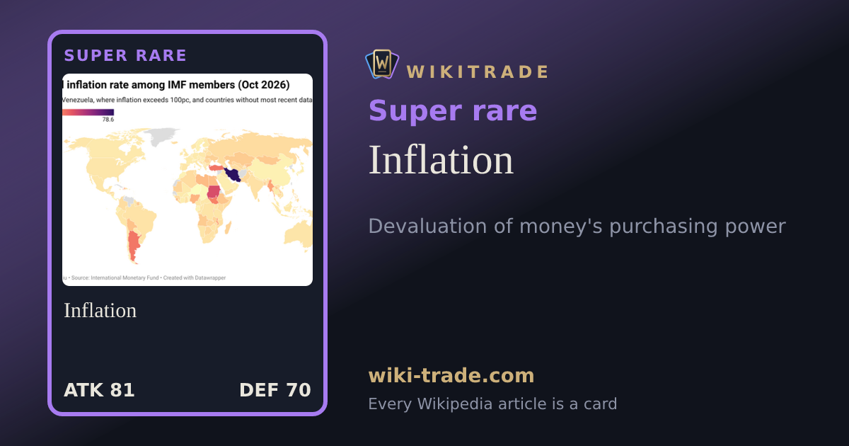 Inflation — Super rare card