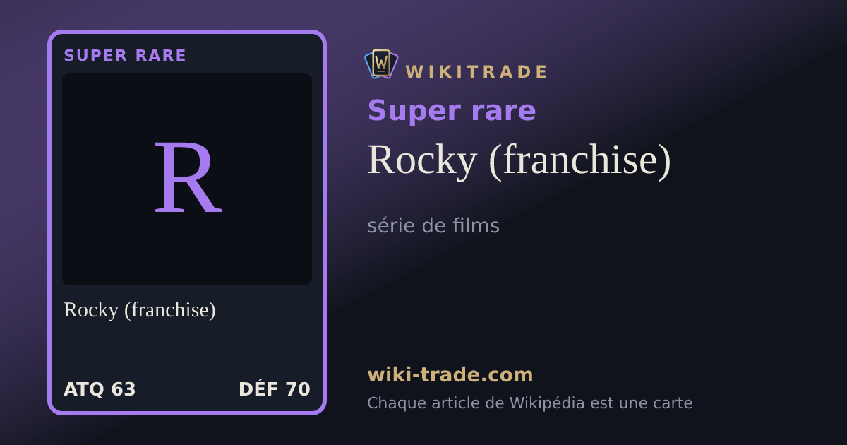 Rocky (franchise) — carte Super rare