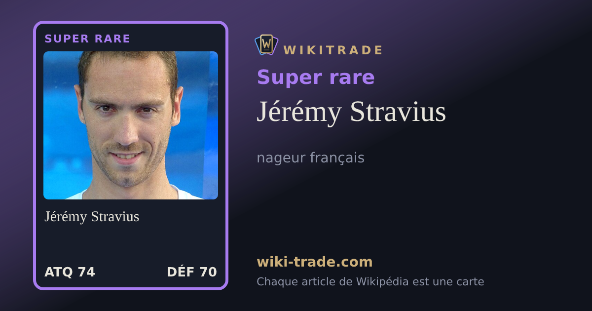 Jérémy Stravius — carte Super rare