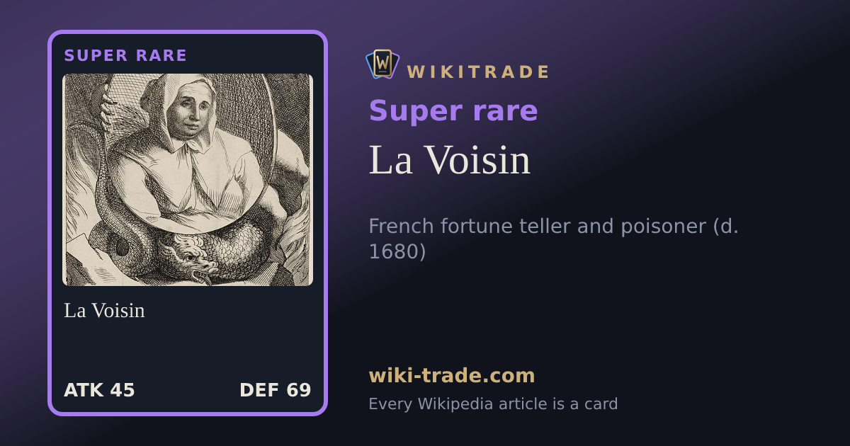 La Voisin — Super rare card