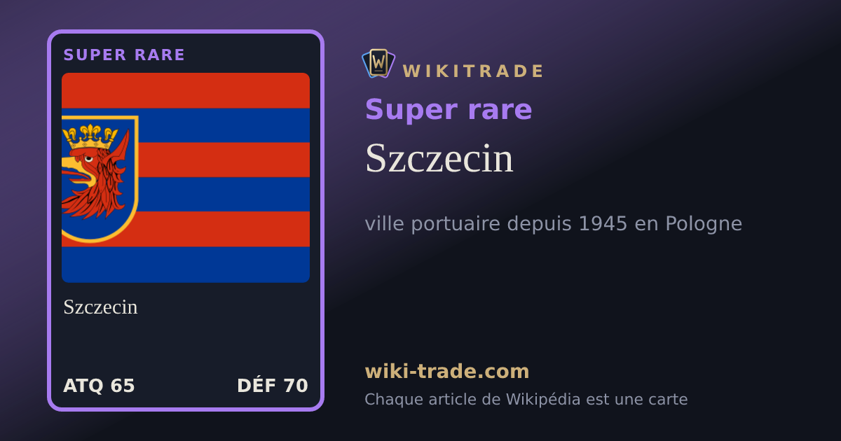 Szczecin — carte Super rare