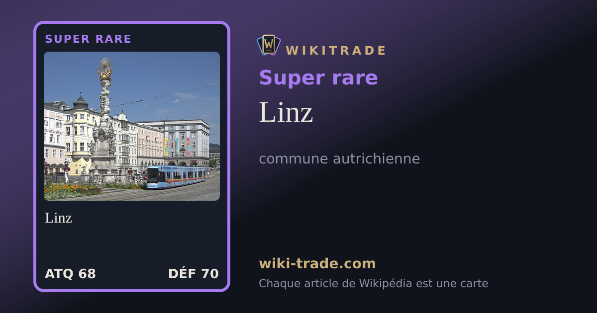 Linz — carte Super rare