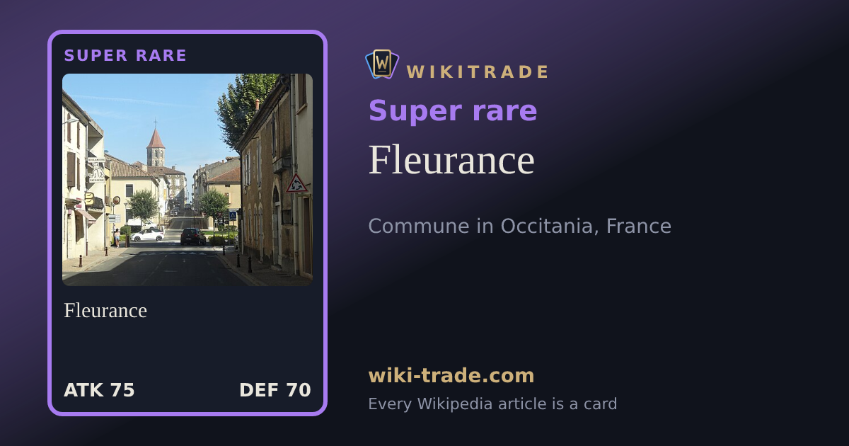 Fleurance — Super rare card