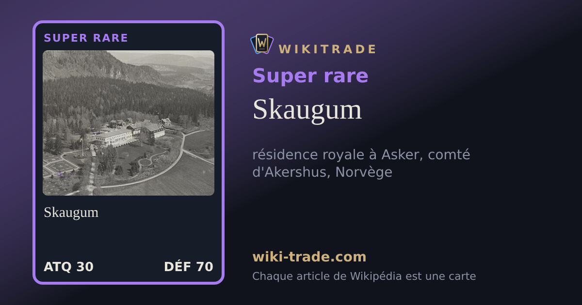 Skaugum — carte Super rare