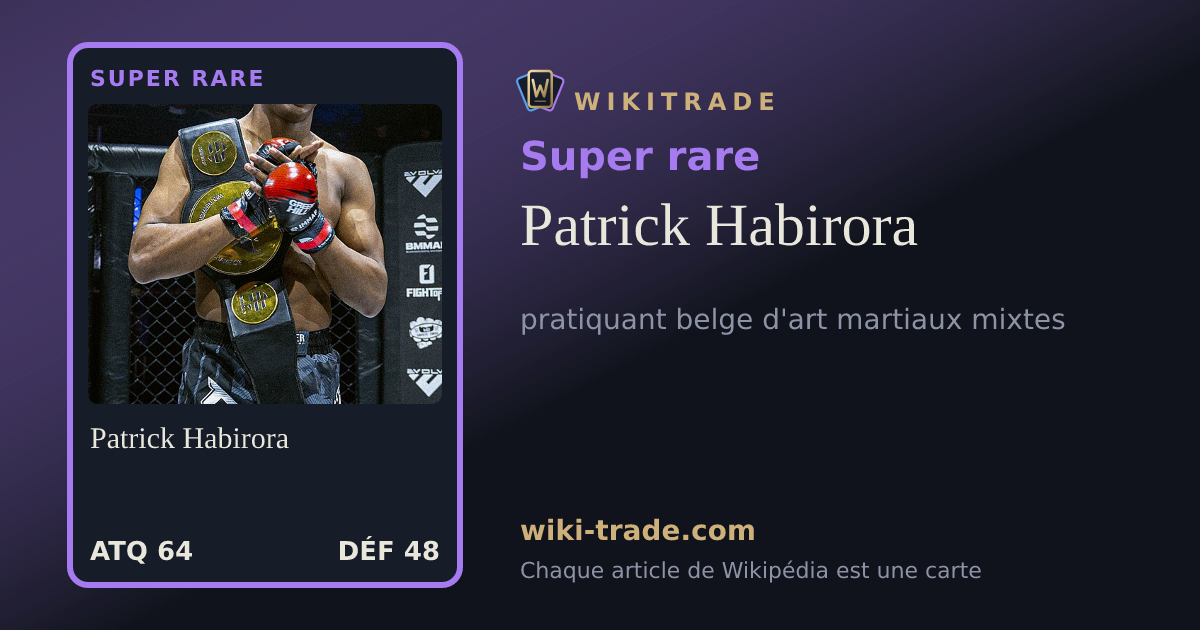 Patrick Habirora — carte Super rare