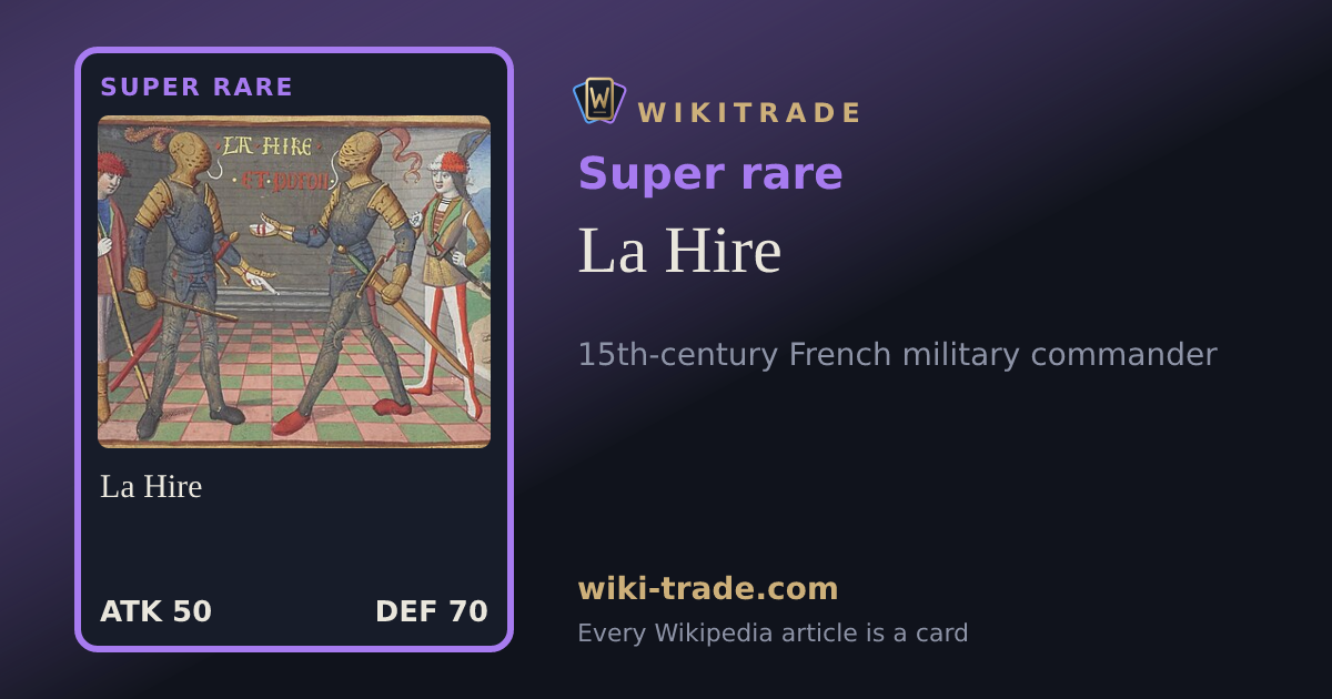 La Hire — Super rare card