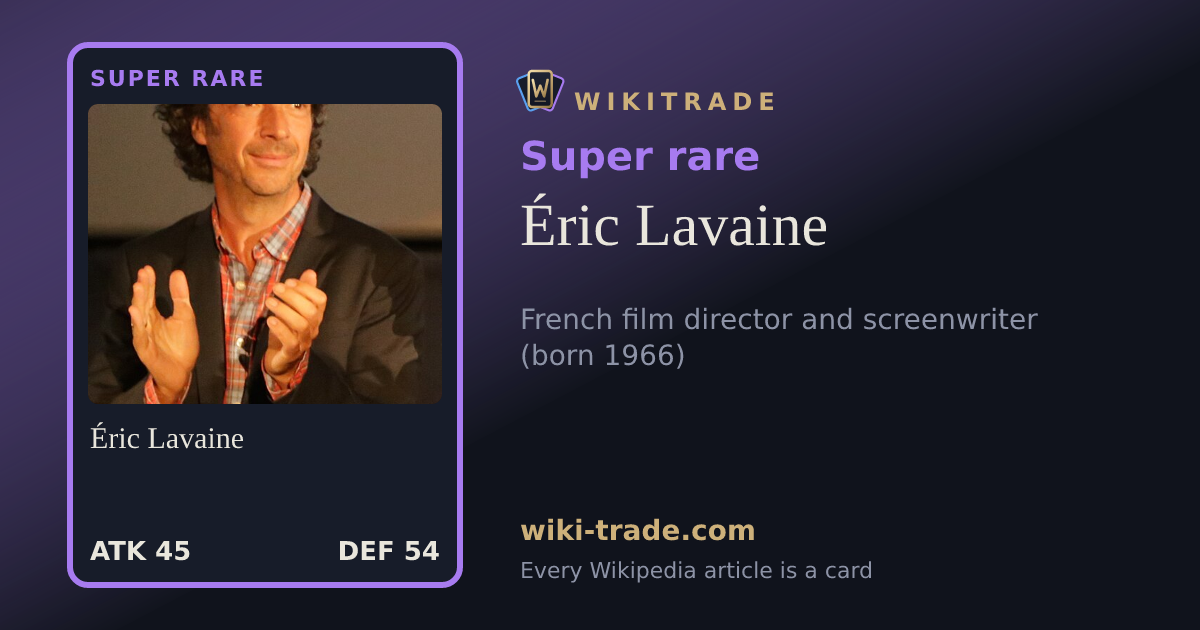 Éric Lavaine — Super rare card
