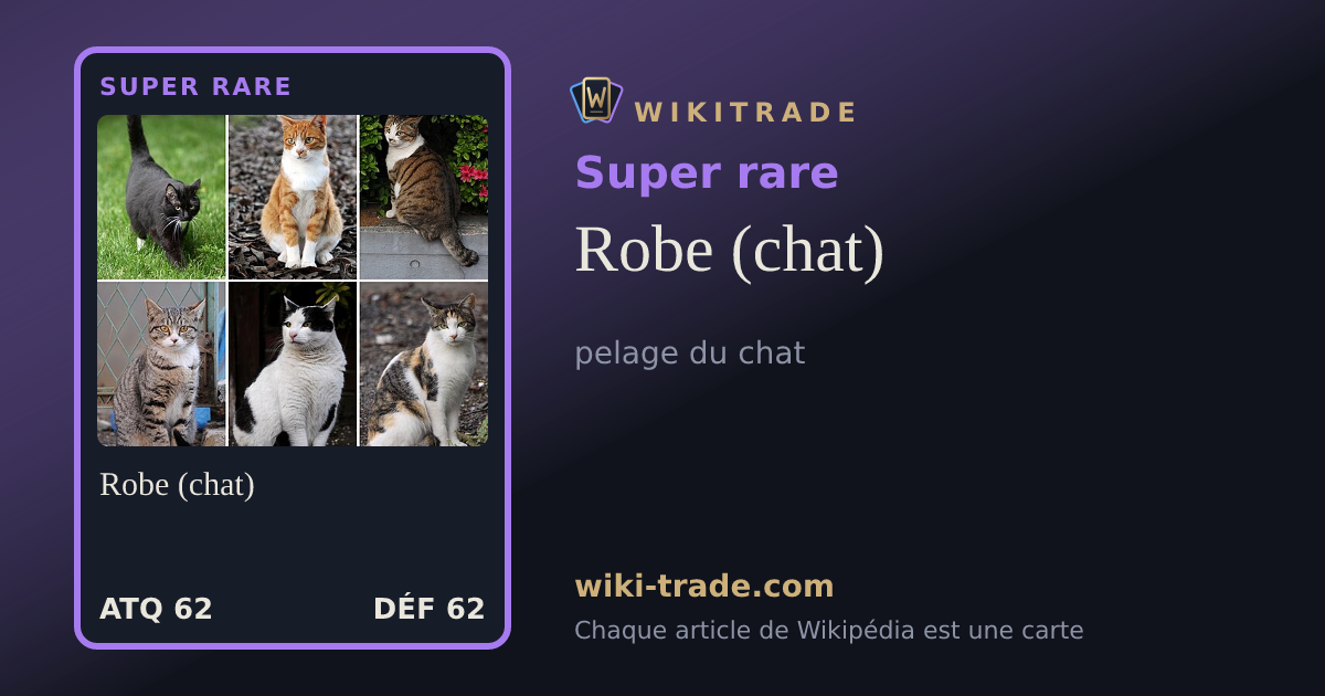 Robe (chat) — carte Super rare