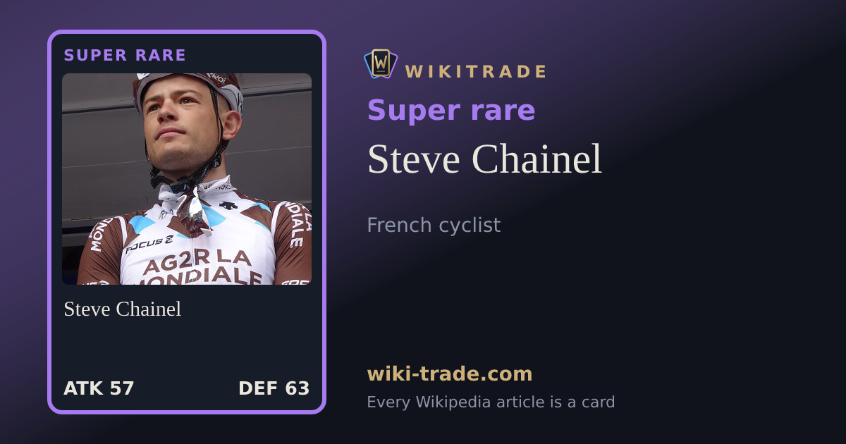 Steve Chainel — Super rare card