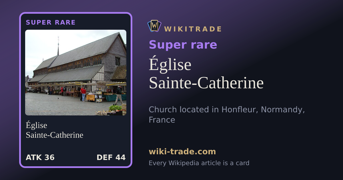 Église Sainte-Catherine — Super rare card
