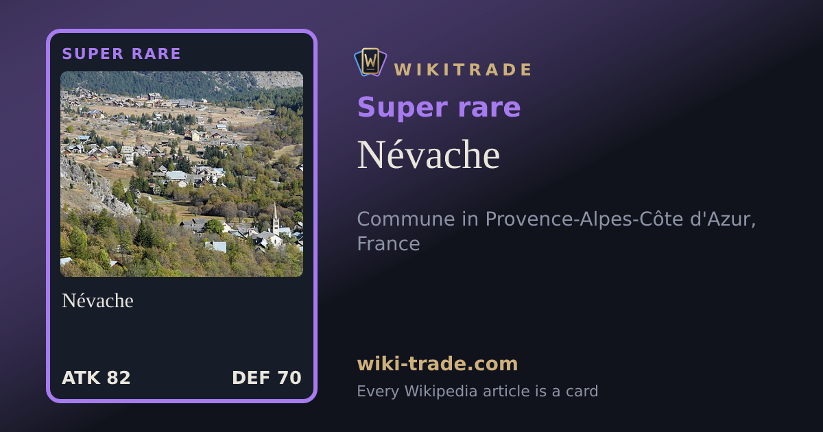 Névache — Super rare card
