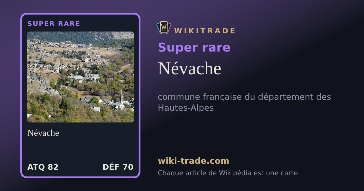 Névache — carte Super rare
