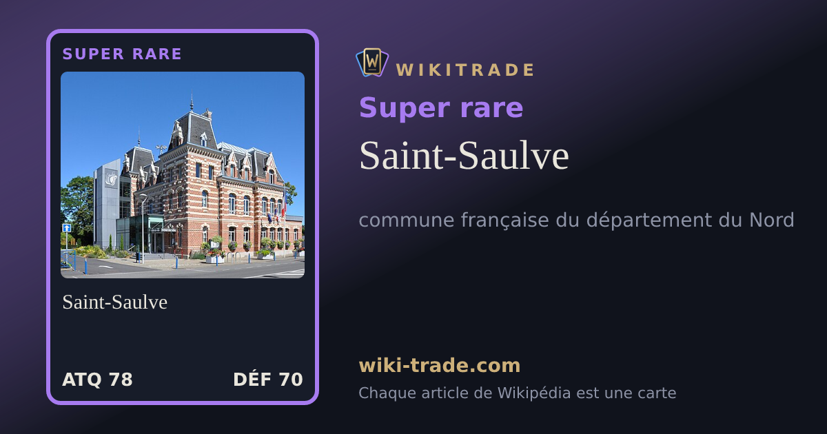 Saint-Saulve — carte Super rare