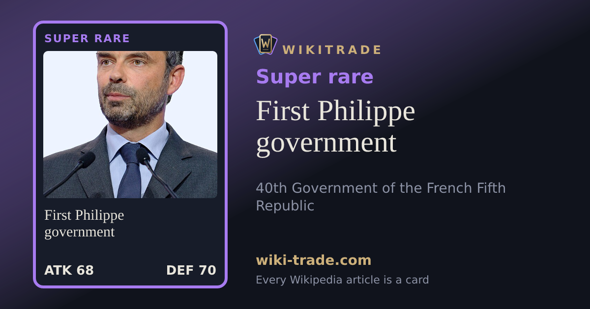 First Philippe government — Super rare card
