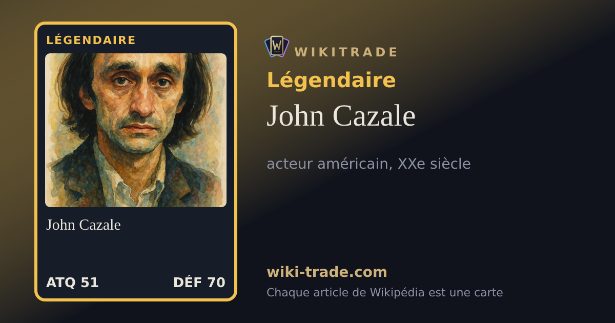 John Cazale — carte Légendaire