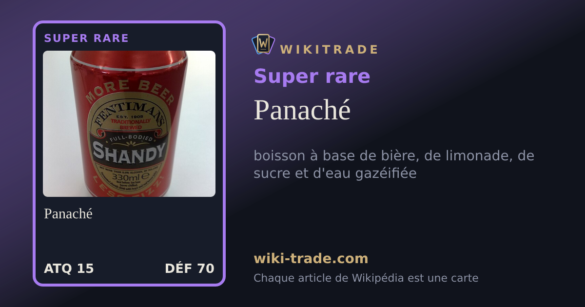 Panaché — carte Super rare
