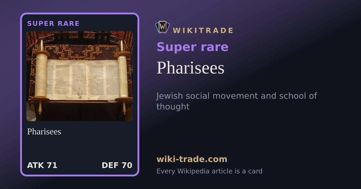 Pharisees — Super rare card
