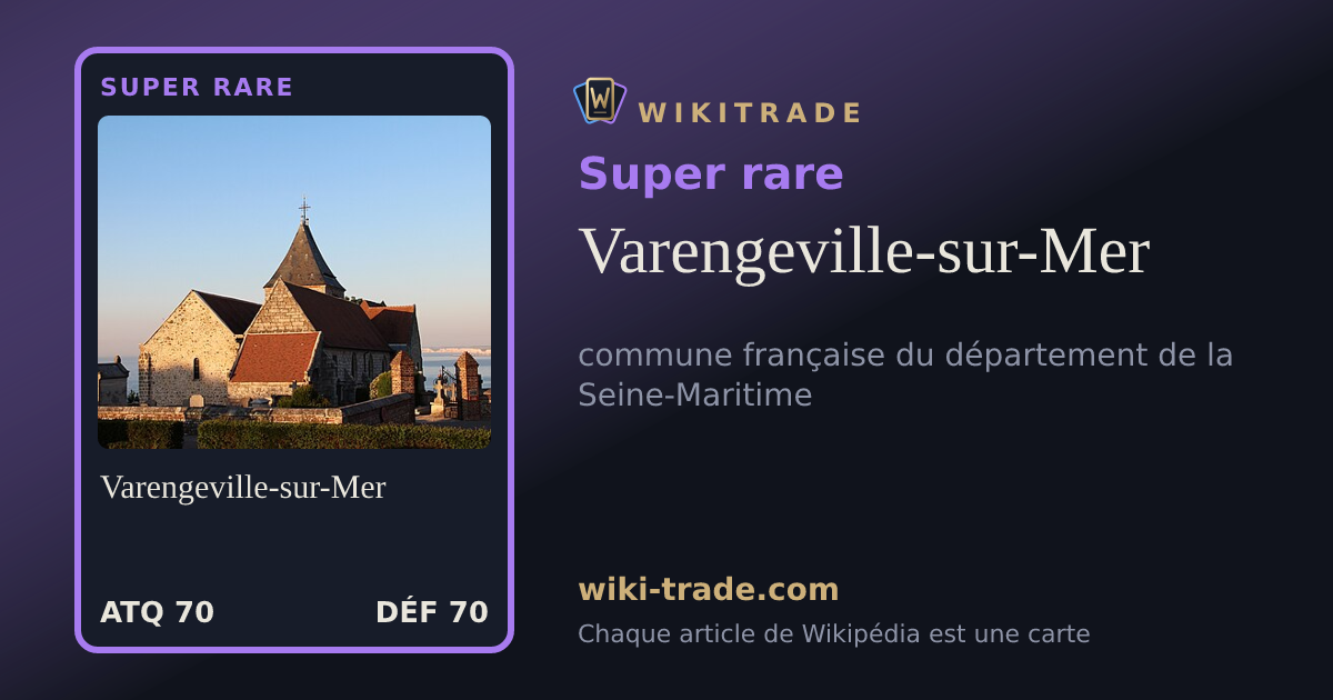 Varengeville-sur-Mer — carte Super rare