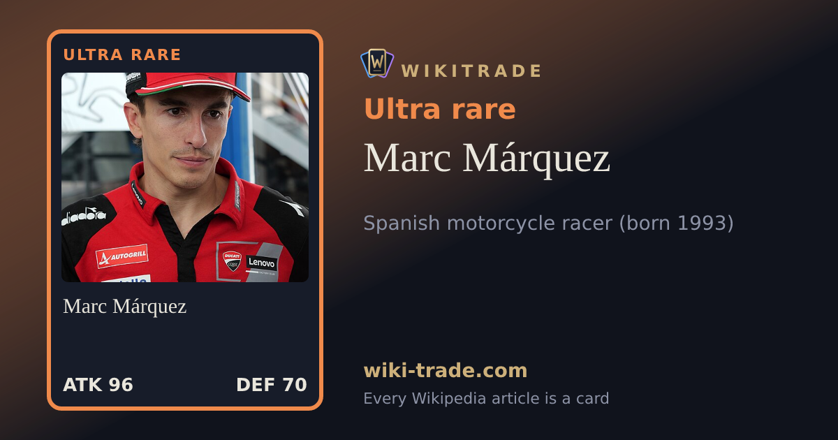 Marc Márquez — Ultra rare card