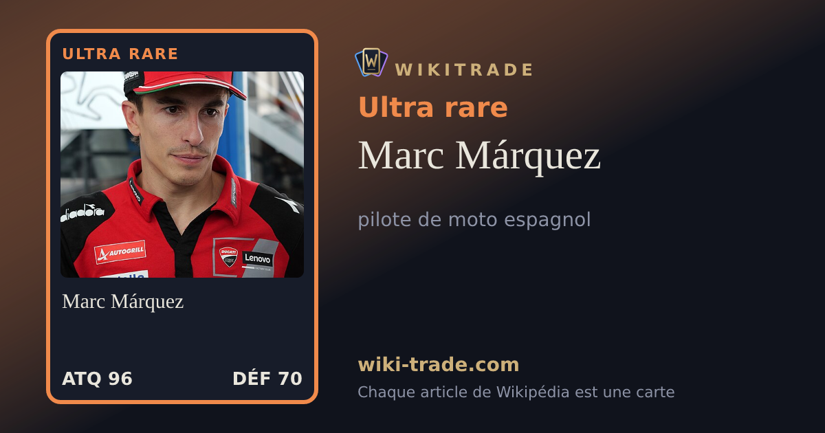 Marc Márquez — carte Ultra rare