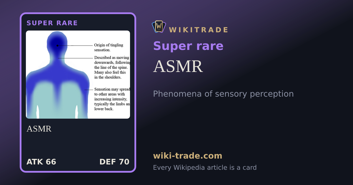 ASMR — Super rare card