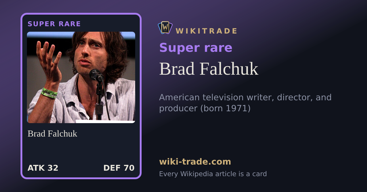 Brad Falchuk — Super rare card