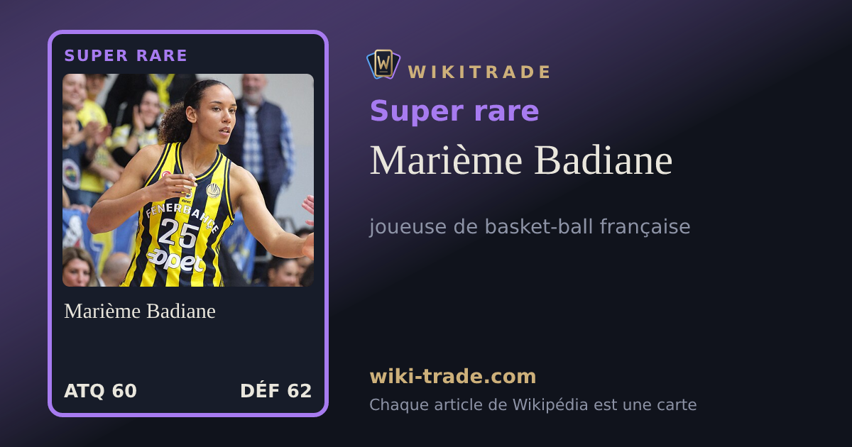 Marième Badiane — carte Super rare