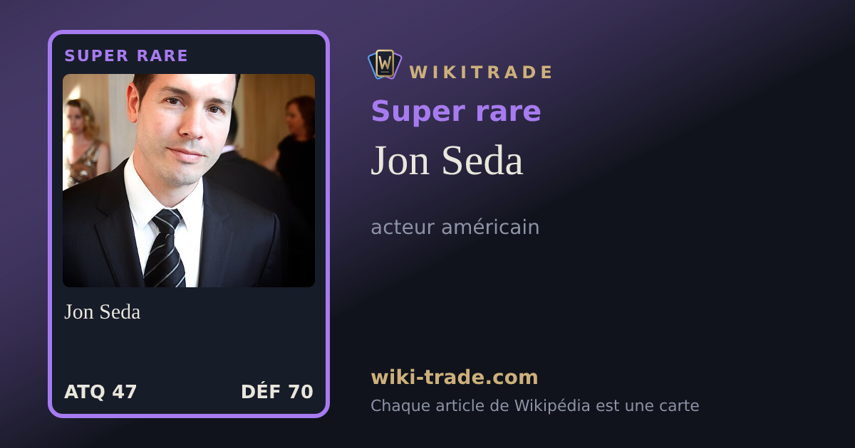 Jon Seda — carte Super rare