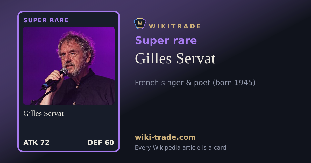Gilles Servat — Super rare card