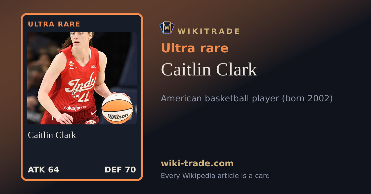 Caitlin Clark — Ultra rare card