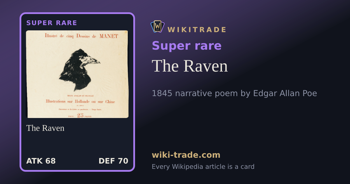 The Raven — Super rare card