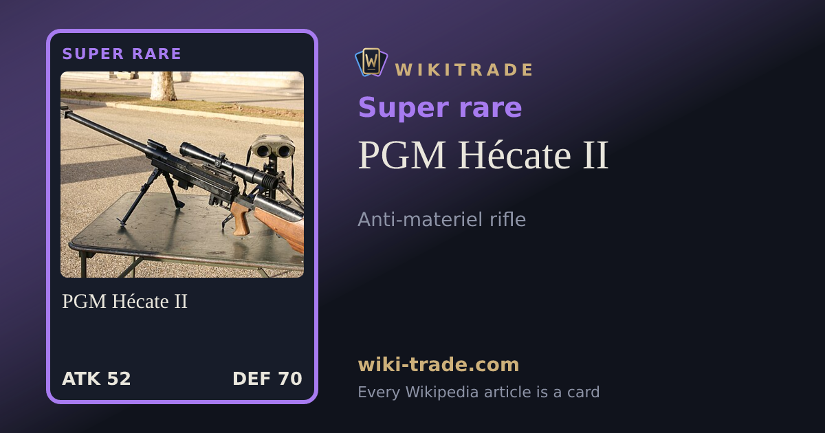 PGM Hécate II — Super rare card