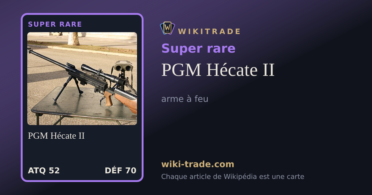 PGM Hécate II — carte Super rare