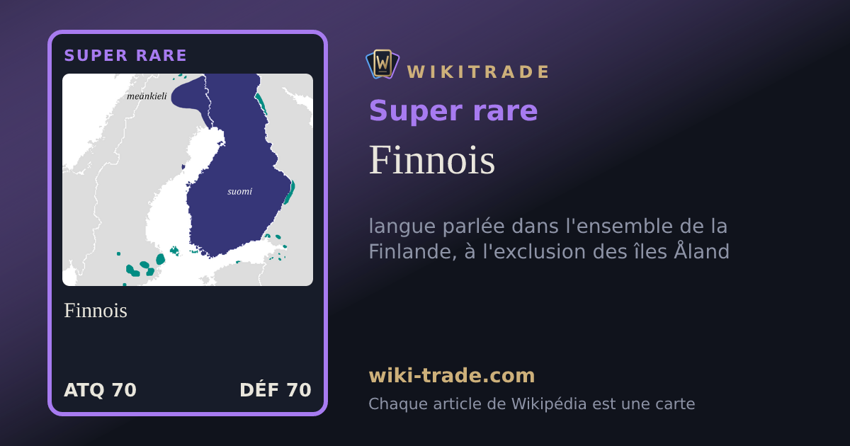 Finnois — carte Super rare