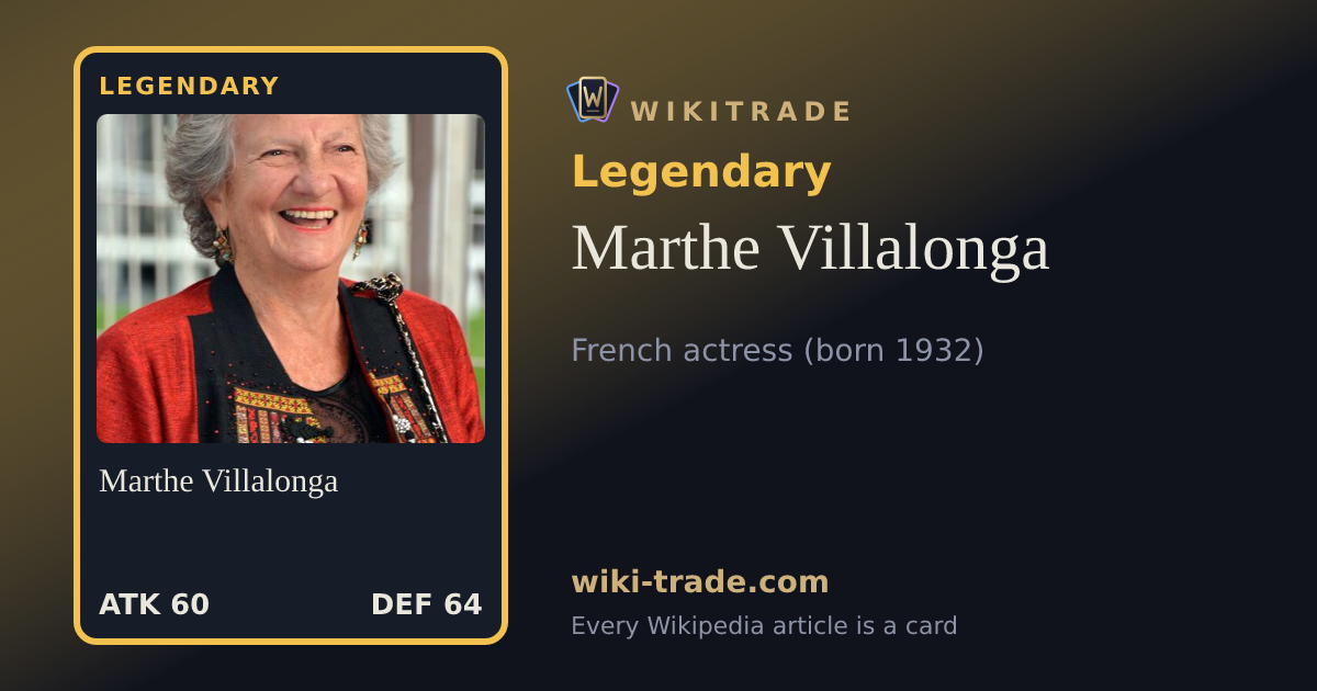 Marthe Villalonga — Legendary card