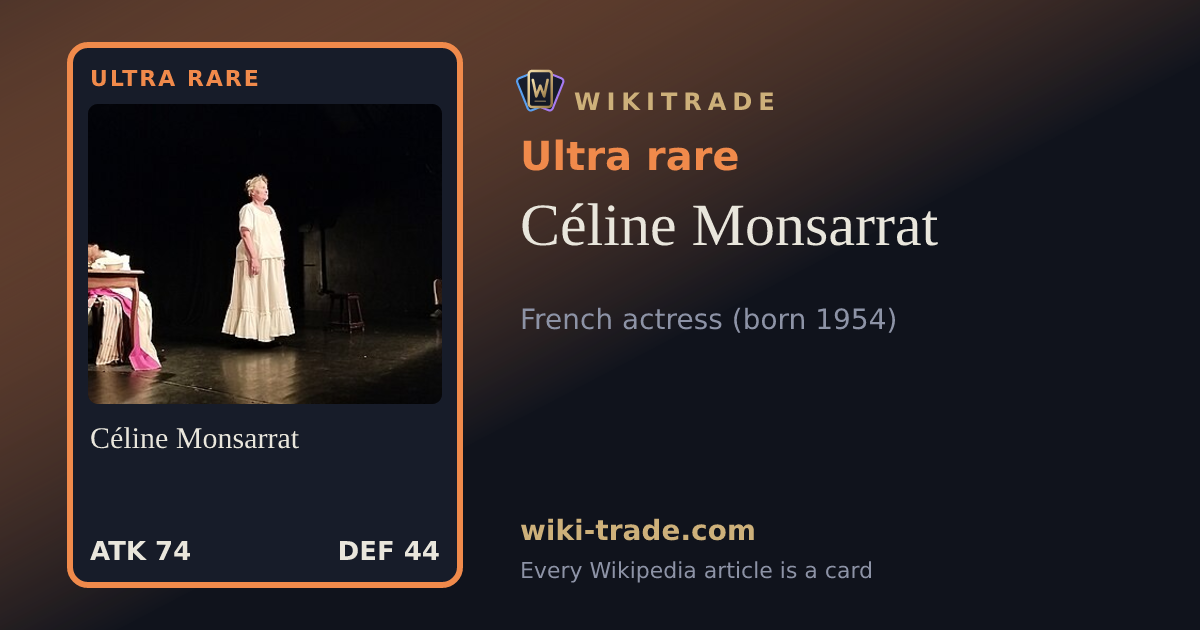 Céline Monsarrat — Ultra rare card