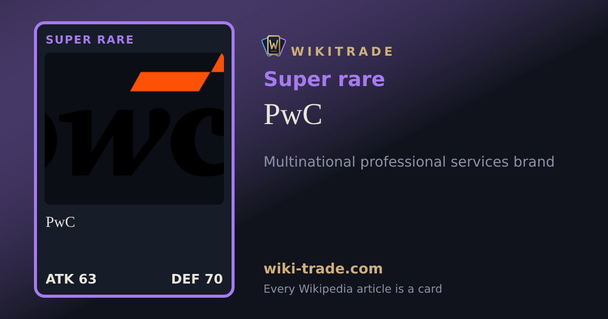 PwC — Super rare card