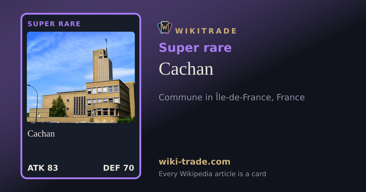 Cachan — Super rare card