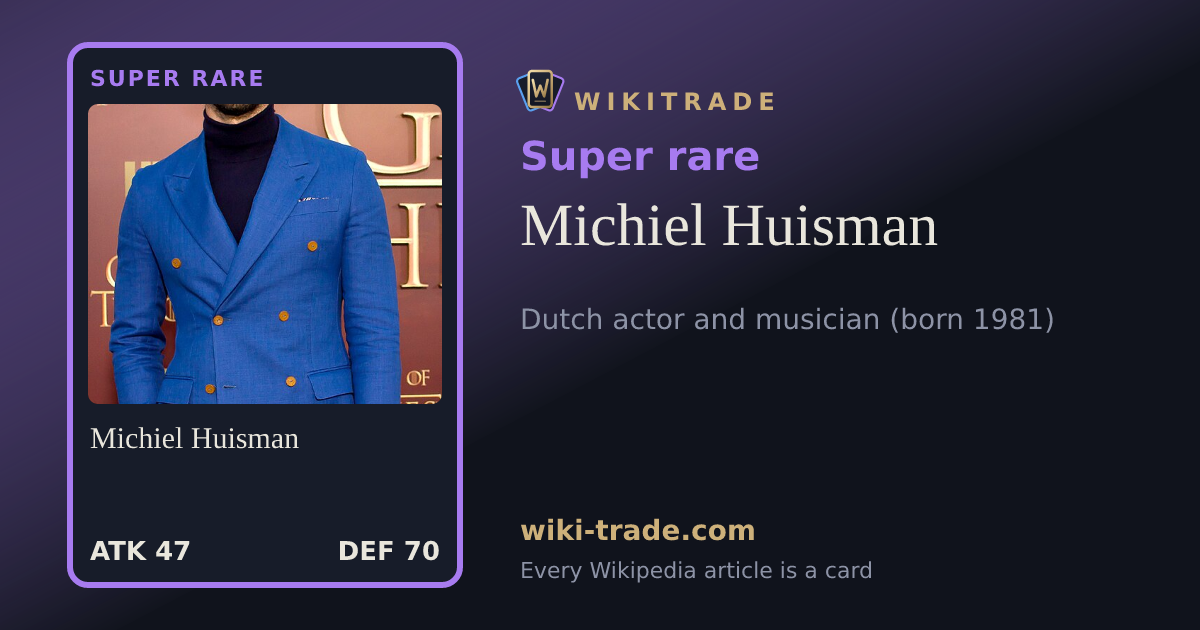 Michiel Huisman — Super rare card