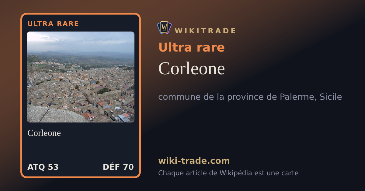 Corleone — carte Ultra rare