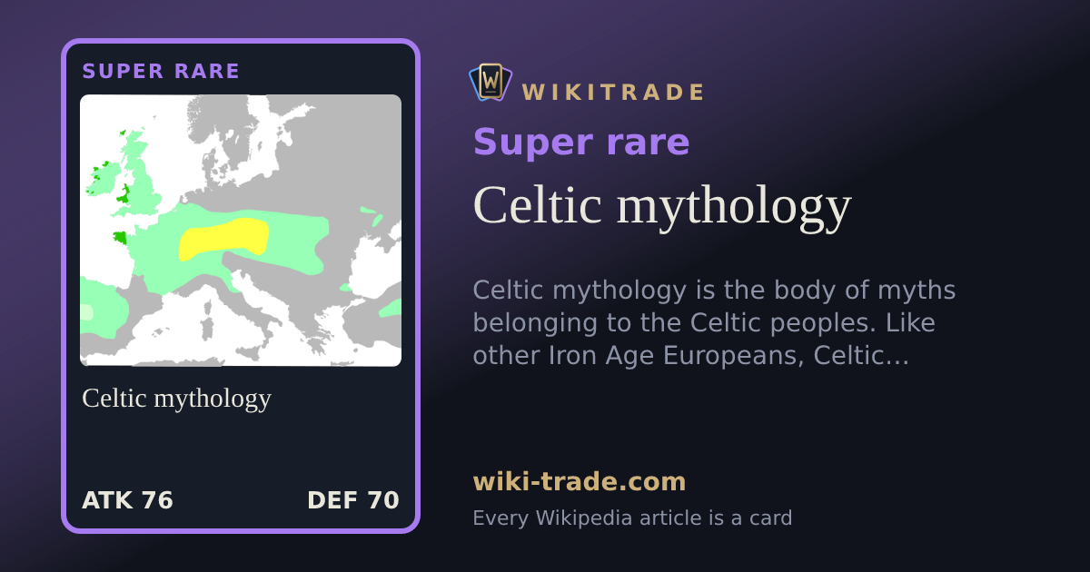 Celtic mythology — Super rare card