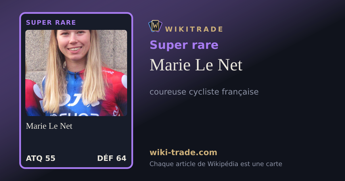 Marie Le Net — carte Super rare