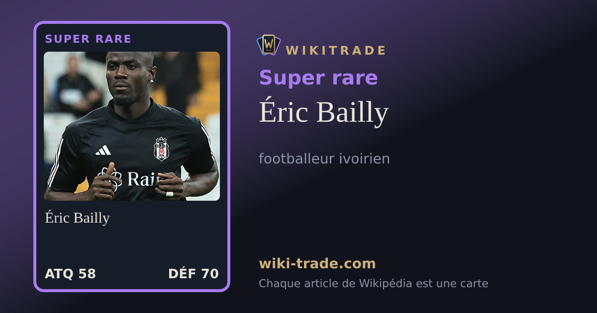 Éric Bailly — carte Super rare